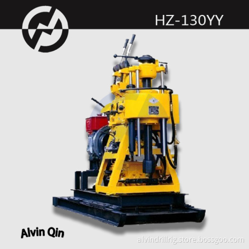 HZ-130YY india small water well drilling rig, trailer mounted ground water drilling machine